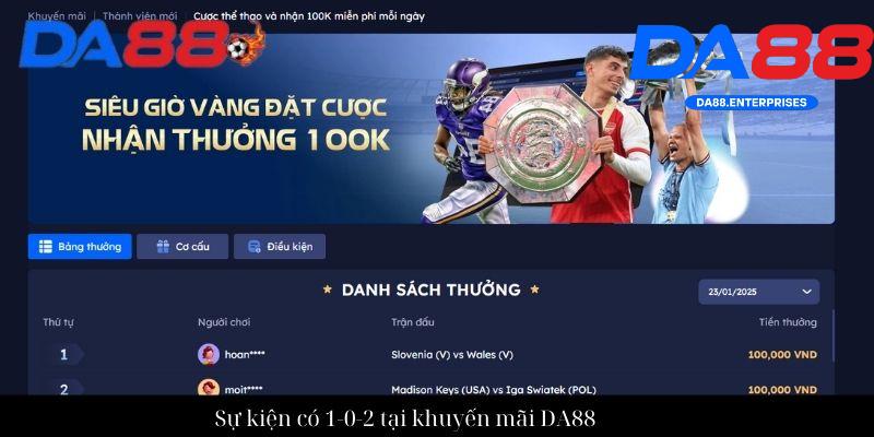 Lợi ích khi tham gia khuyến mãi DA88